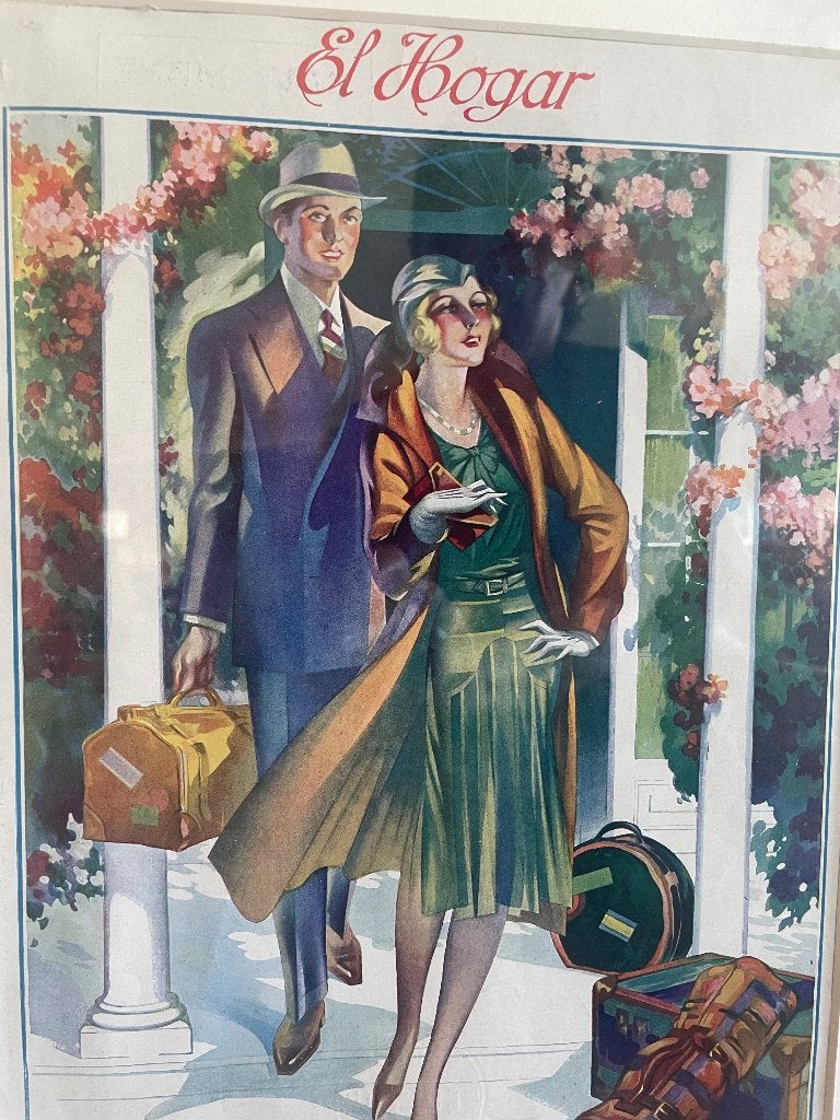 Voorpagina jaren 30 van tijdschrift El Hogar, Ophalen of Verzenden