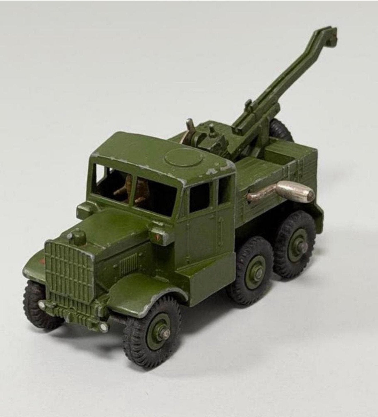 Dinky supertoys toys 661 recovery tractor army green vintage, M, Ophalen of Verzenden, Zo goed als nieuw, M