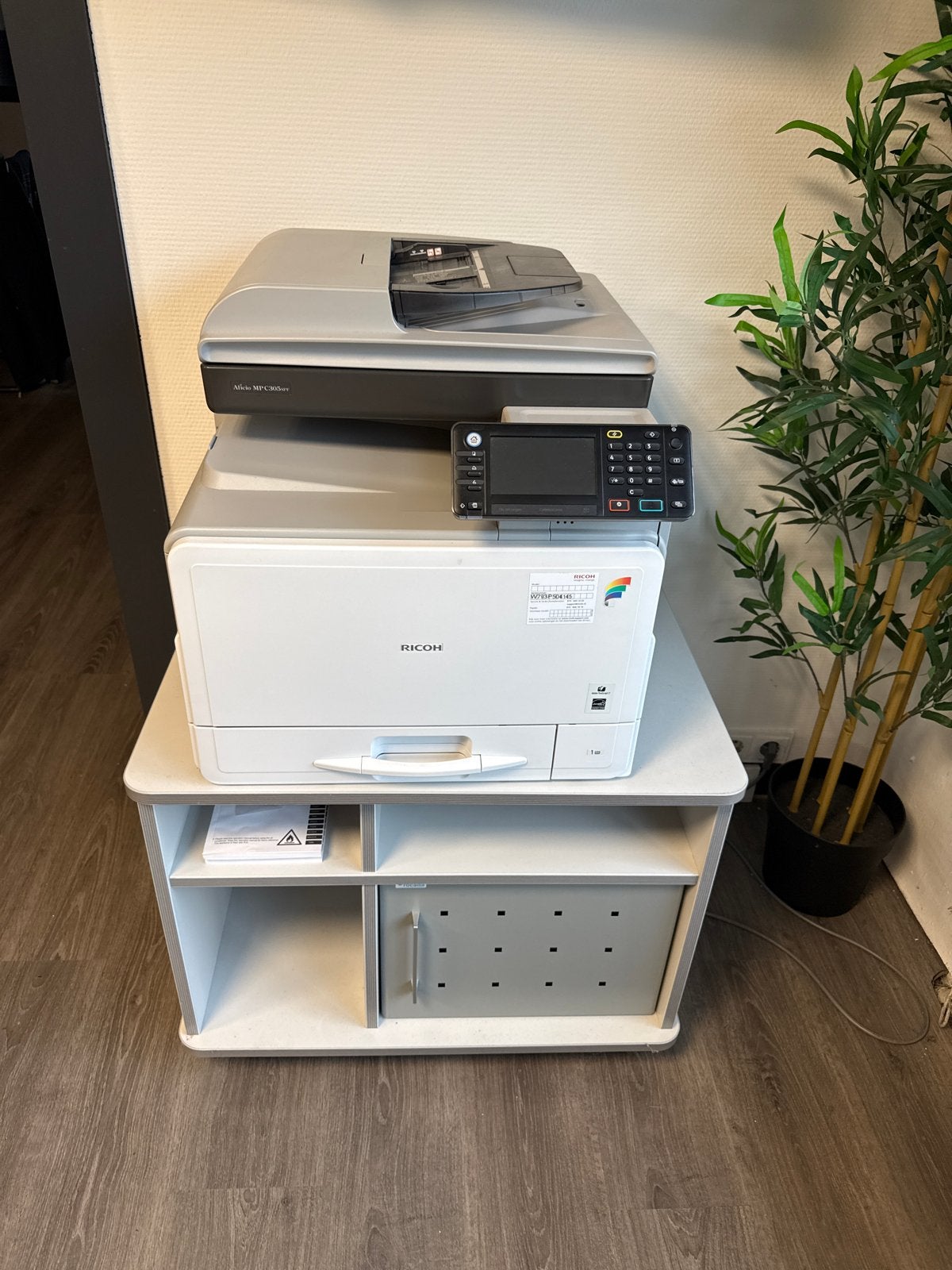 Ricoh Aficio MP C305SPF All-in-One Printer, Faxen, All-in-one, Ophalen of Verzenden, Zo goed als nieuw