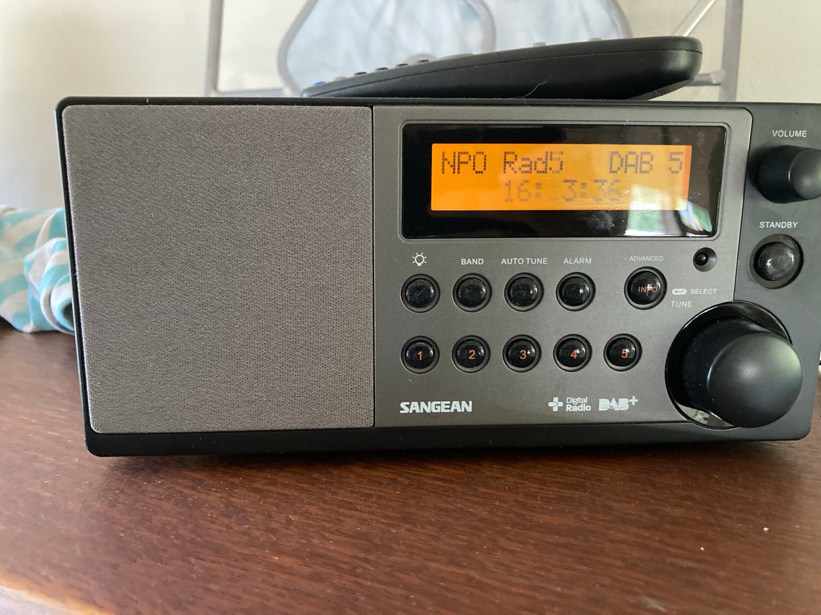 Sangean DDR-31 Plus DAB+/FM RDS digitale radio, Audio, Tv en Foto, Ophalen, Zo goed als nieuw, Radio