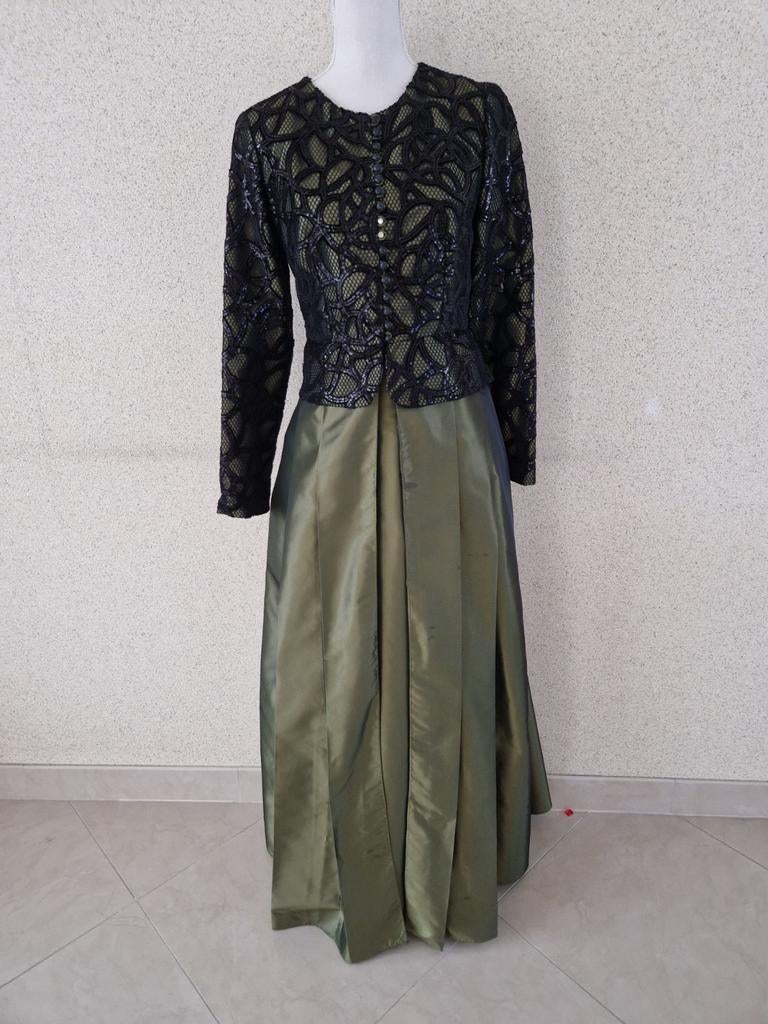 Mooie groene feest jurk abiye maat 40/42  1 keer gedragen, Kleding | Dames, Zo goed als nieuw, Ophalen, Maat 38/40 (M), Onder de knie