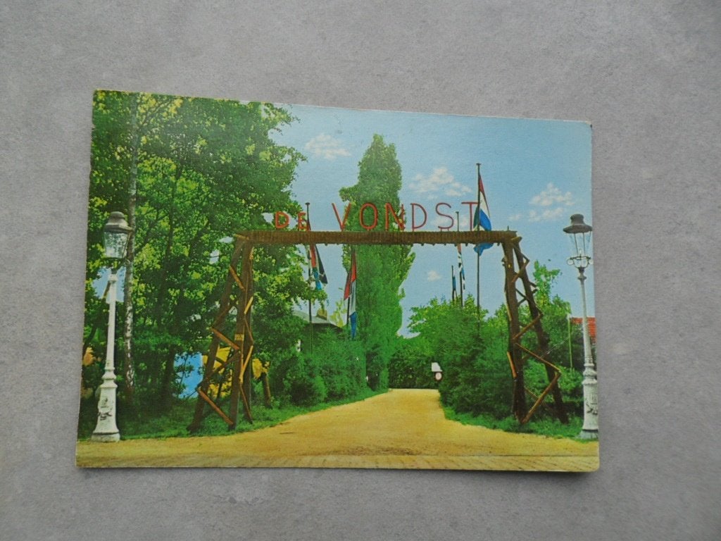 Cromvoirt, camping de Vondst 1976, Verzenden, 1960 tot 1980, Gelopen, Noord-Brabant