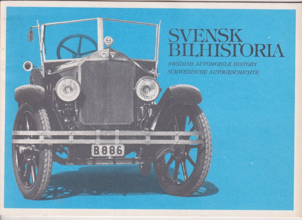 Zweden 1980 Mapje Zweedse Auto Historie Blok, Verzenden, Overige typen