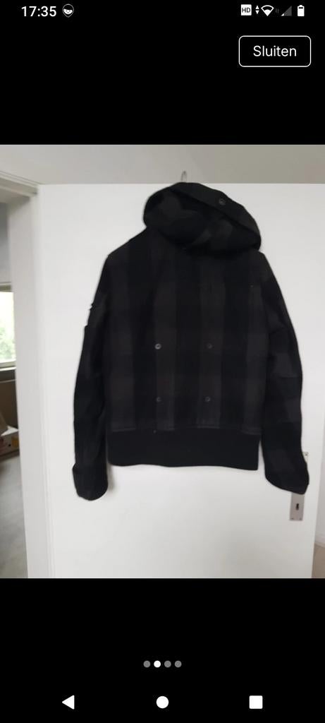 G-Star jas maat S, Zwart, Ophalen of Verzenden, G-Star, Maat 36 (S)