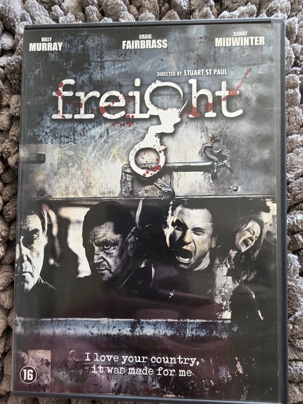 Freight DVD - Actiethriller met Billy Murray, Vanaf 16 jaar, Nederlands, Actiethriller, Ophalen of Verzenden