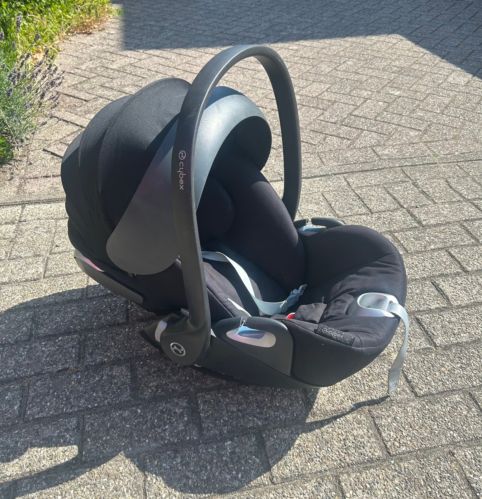Cybex Cloud Z i-Size + Cybex Base Z –Compleet in nette staat, Slaapstand, Zo goed als nieuw, Isofix, 0 t/m 13 kg