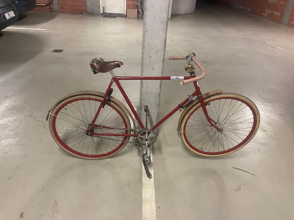 Authentieke Roetz fiets - lederen zadel, Ophalen, Gebruikt, Overige merken