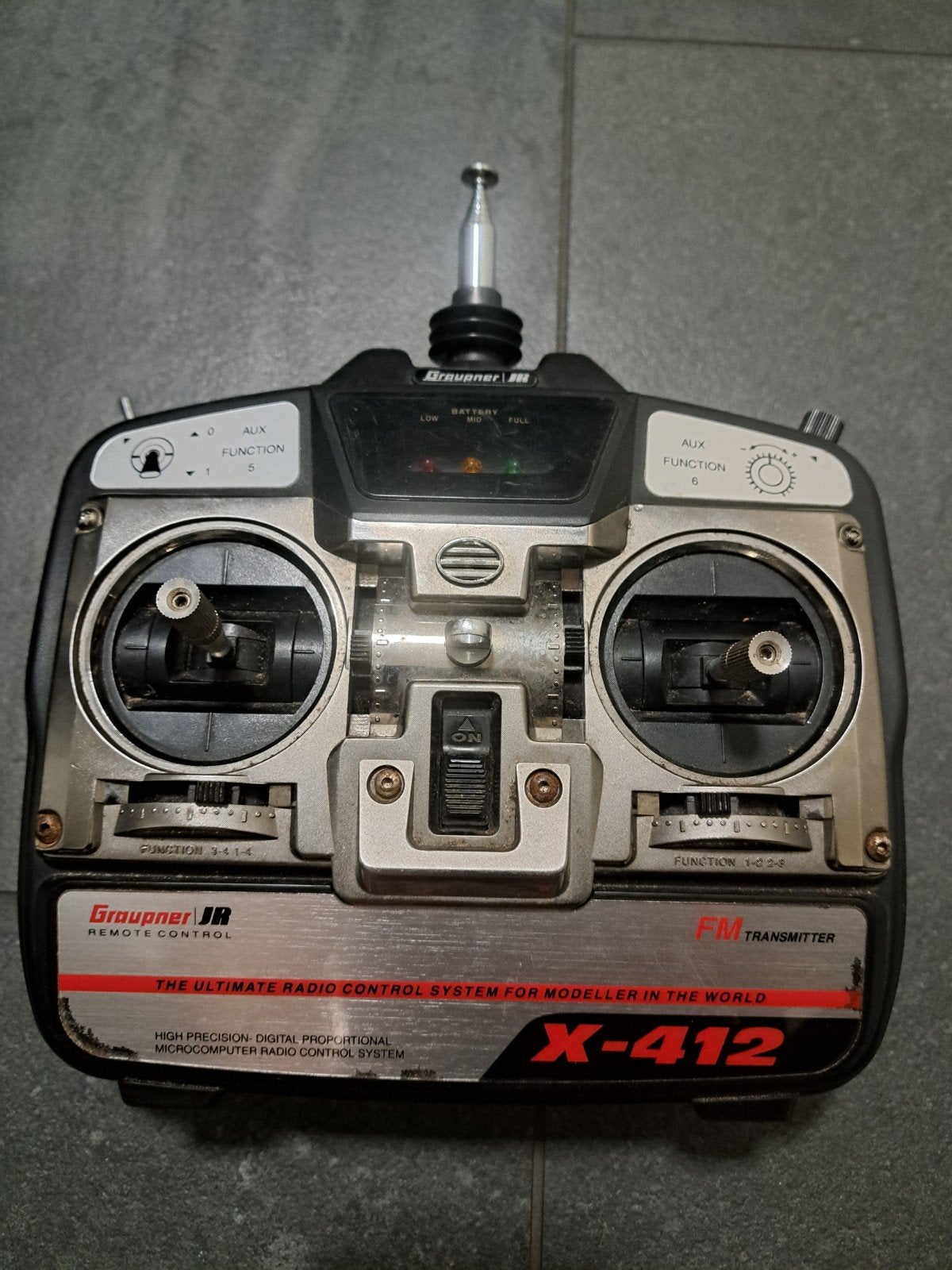 Graupner X412 zender 2 ontvangers .Incl kristallen., Ophalen of Verzenden
