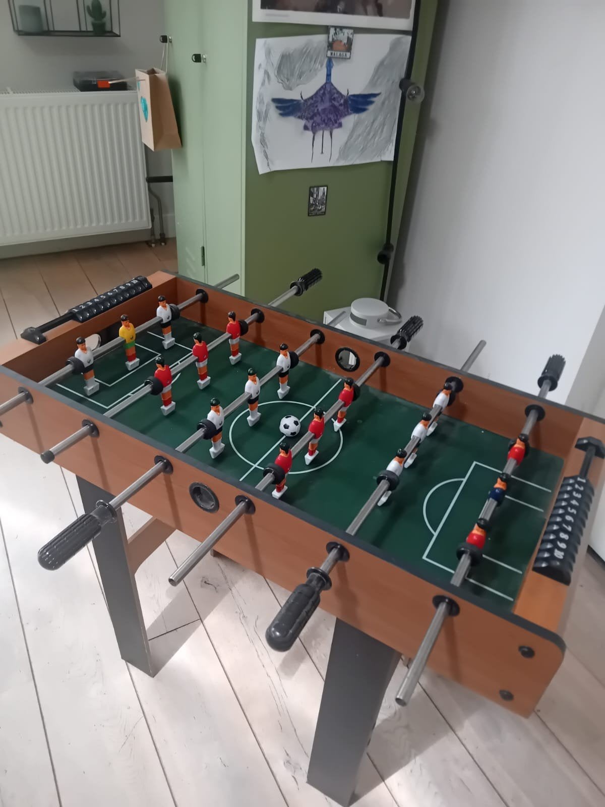 4 in 1 - Voetbaltafel - Tafelvoetbal - Pooltafel - Hockey -, Ophalen of Verzenden