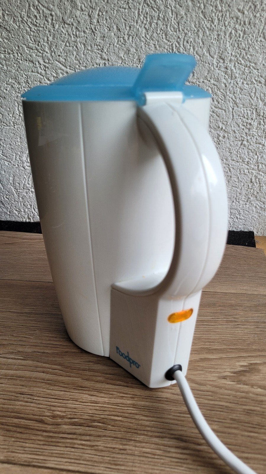 Foodpro Waterkoker 1,5L - Wit/Blauw - Ideaal voor Reizen, Ophalen of Verzenden