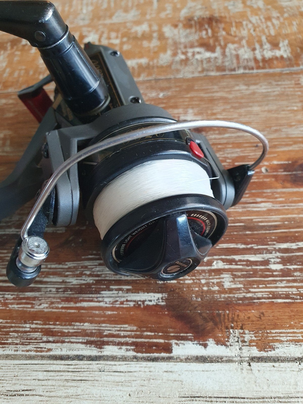 ** 1x shimano 2500 Baitrunner **, Ophalen of Verzenden, Gebruikt, Molen