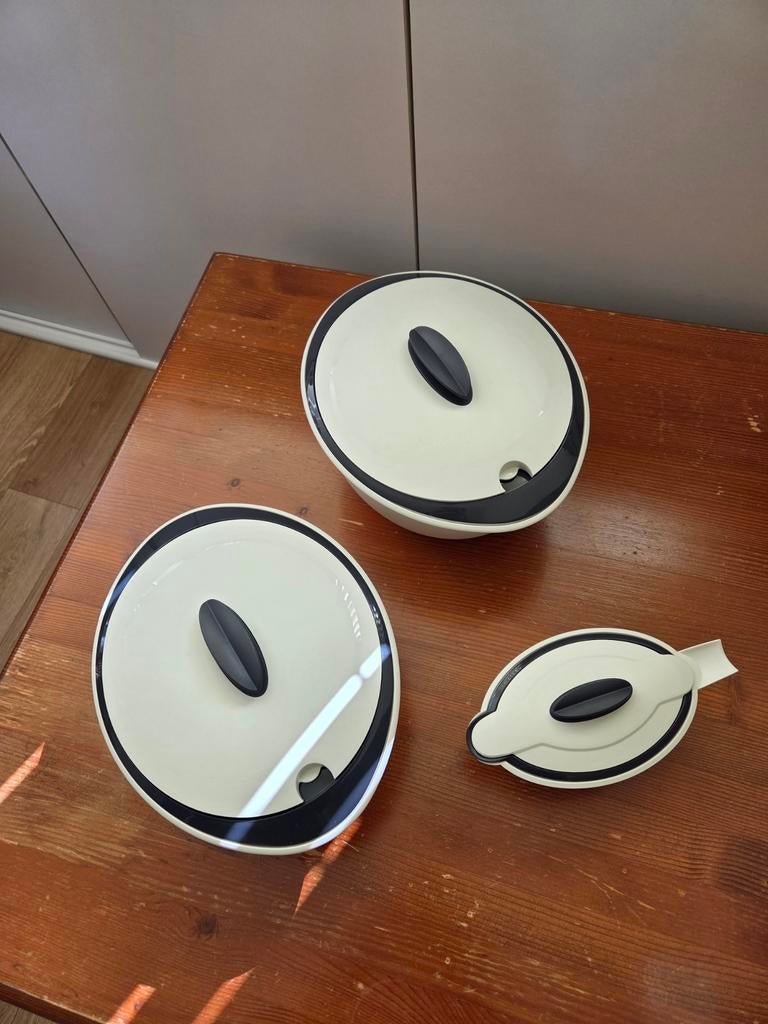 Tupperware Iso Duo Schalen Set - Nieuwstaat, Ophalen of Verzenden, Nieuw, Wit, Schaal