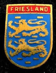 Friesland provinciewapen speld, Verzamelen, Speldjes, Pins en Buttons, Verzenden, Zo goed als nieuw, Stad of Land, Speldje of Pin