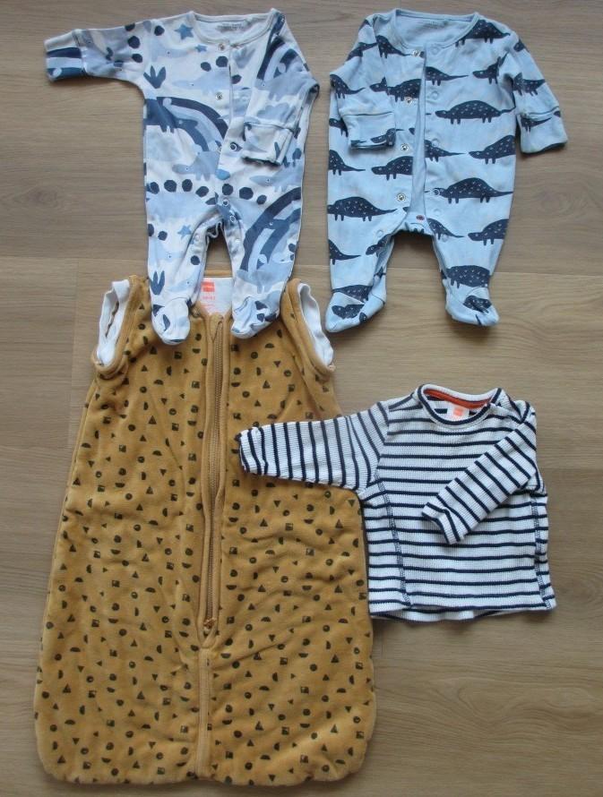 boxpakjes pyjama's slaapzakje maat 50 56 jongetje, Kinderen en Baby's, Ophalen of Verzenden, Zo goed als nieuw, Jongetje, Nacht- of Onderkleding