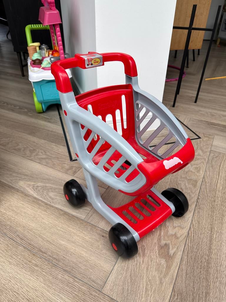 Smoby Speelgoed Winkelwagentje - Perfect voor Kleine Shopper, Ophalen, Gebruikt, Kunststof, Speelkeuken-accessoire