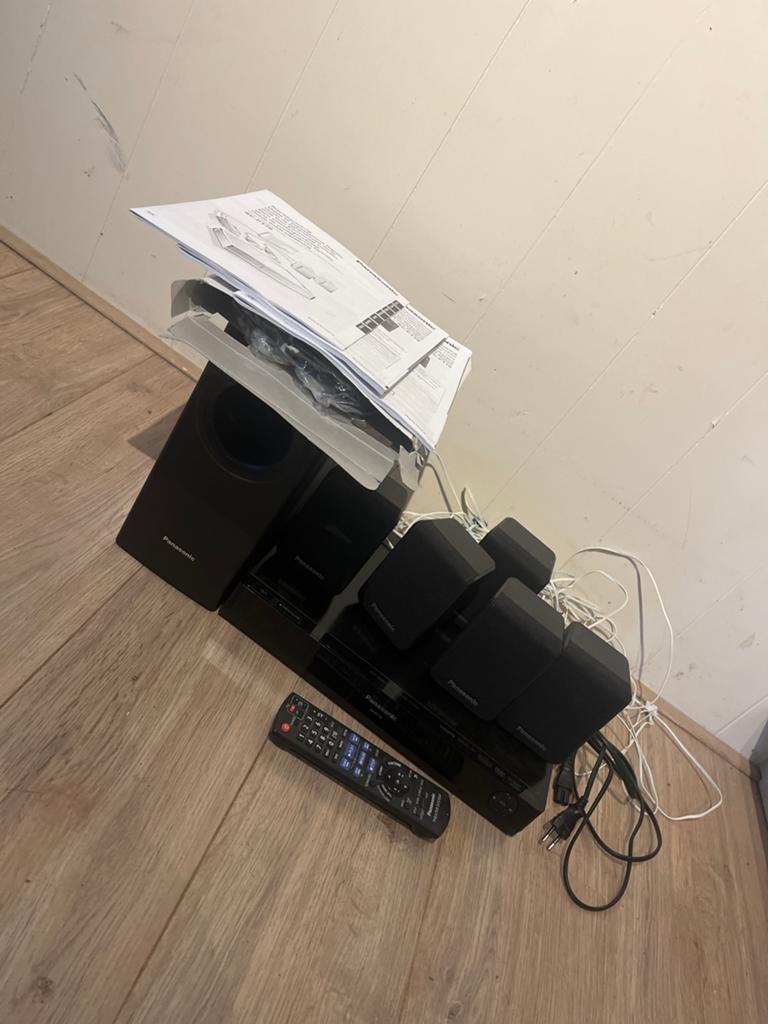 Panasonic SA-PT170 Home Cinema Set met DVD-speler, Audio, Tv en Foto, Home Cinema-sets, Ophalen, Gebruikt, Panasonic, 70 watt of meer