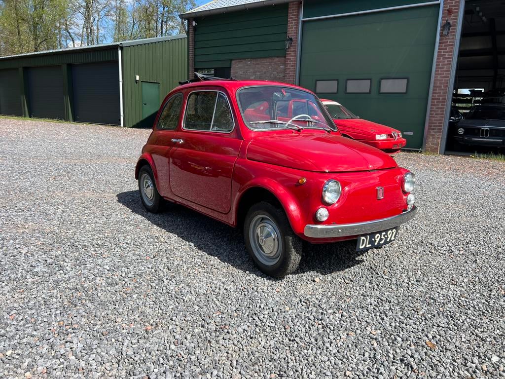 Fiat 500 F, 1966, zeer mooi, totaal gerestaureerd, Zwart, Bedrijf, Handgeschakeld, Te koop