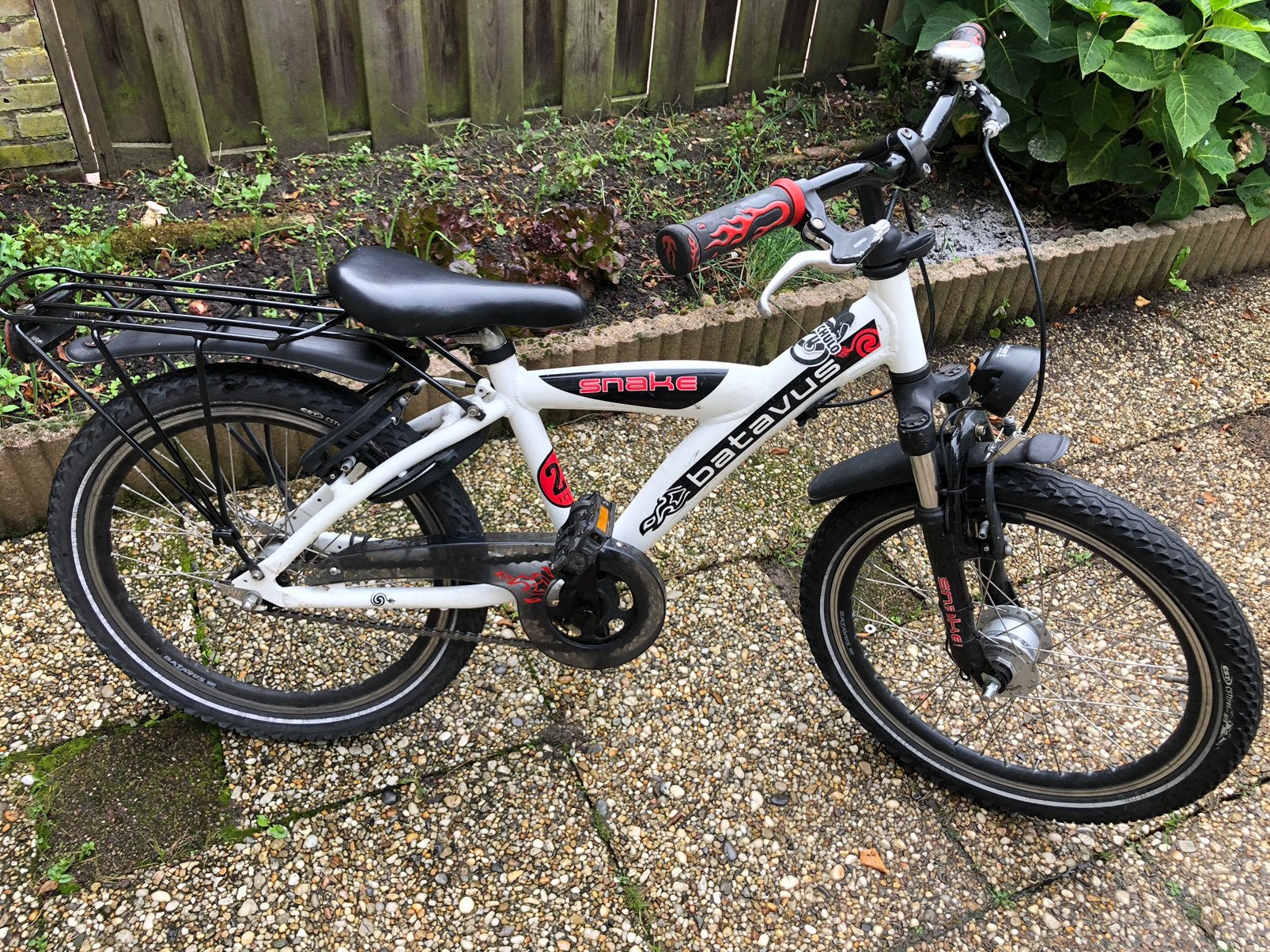 Batavus snake 20 inch, Ophalen, Gebruikt, 22 inch, Handrem