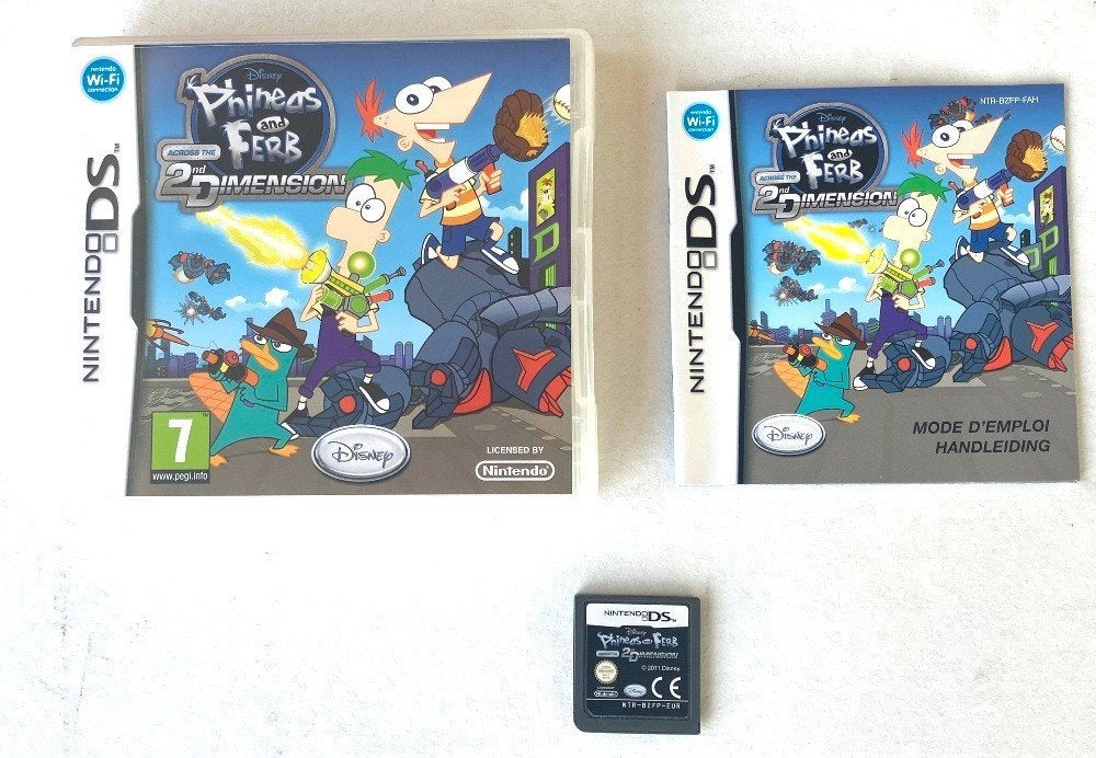 Disney Phineas and Ferb: Across the Second Dimension (DS)., Avontuur en Actie, Gebruikt, 1 speler, Ophalen of Verzenden