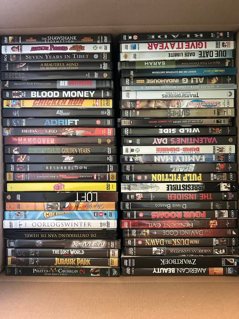 Grote dvd collectie: films, series en muziek, Alle leeftijden, Ophalen, Gebruikt, Boxset