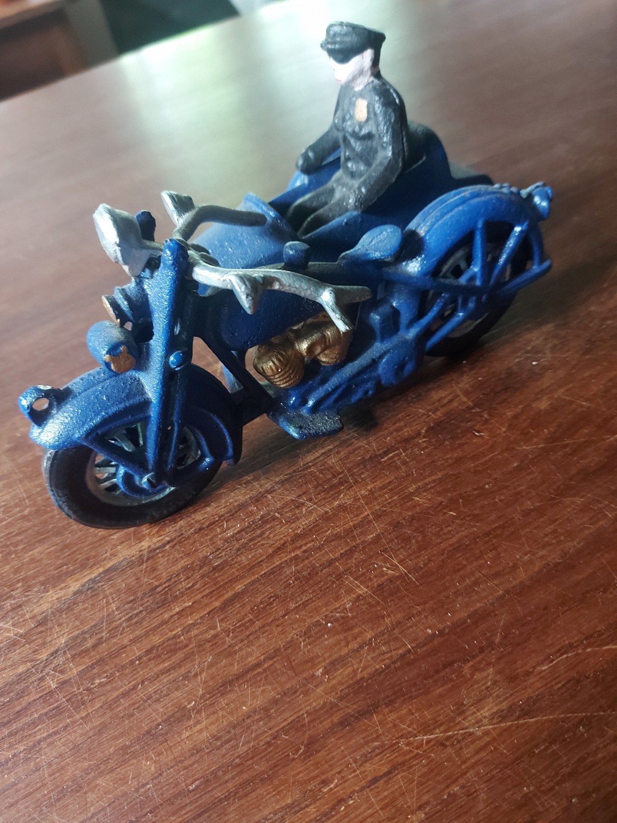 Model motor zijspan wehrmacht ? gietijzer Duits USA, Ophalen of Verzenden, Gebruikt, Jongen of Meisje