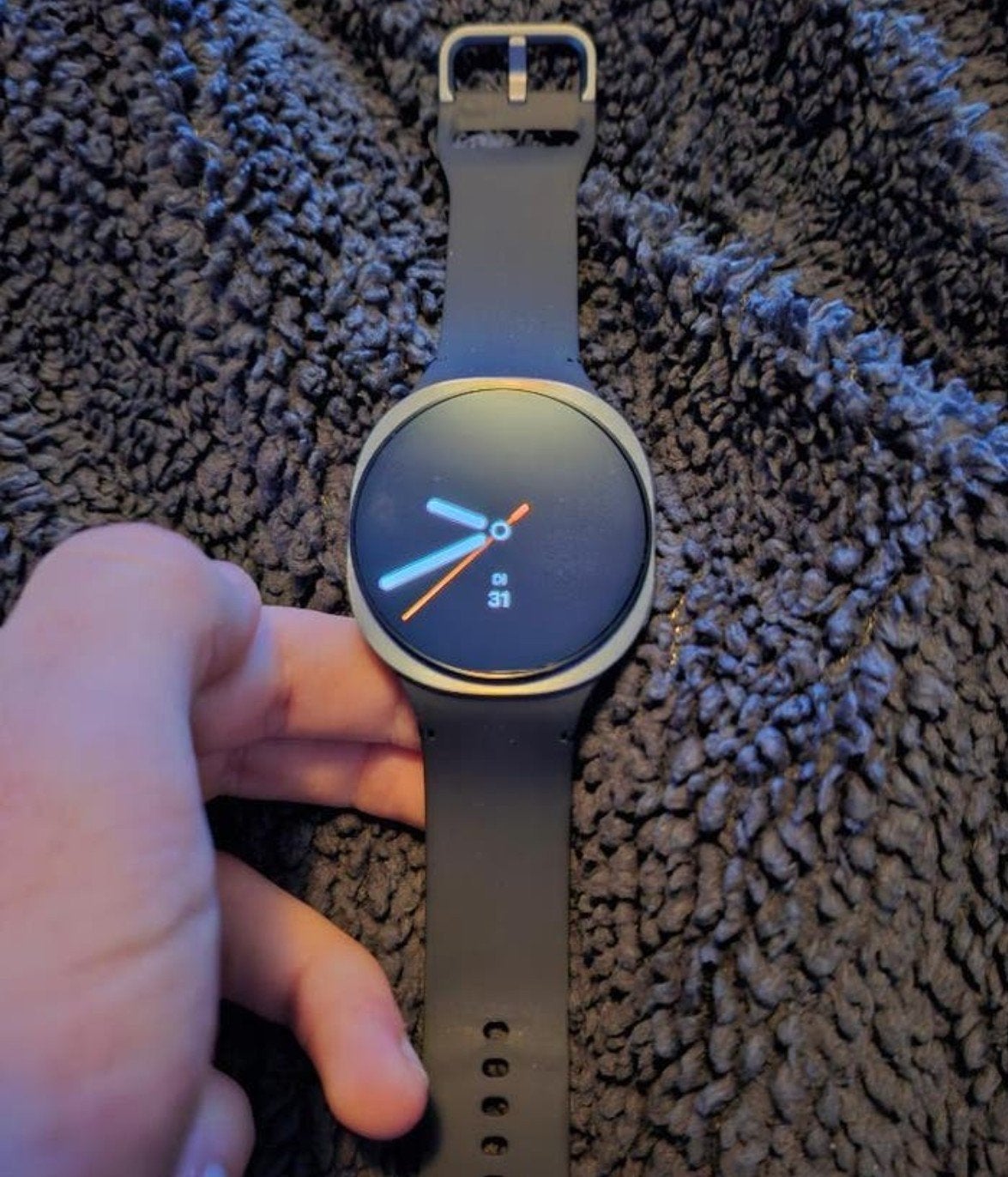 Samsung watch 8 40mm, Ophalen of Verzenden, Zo goed als nieuw, Zwart, Android