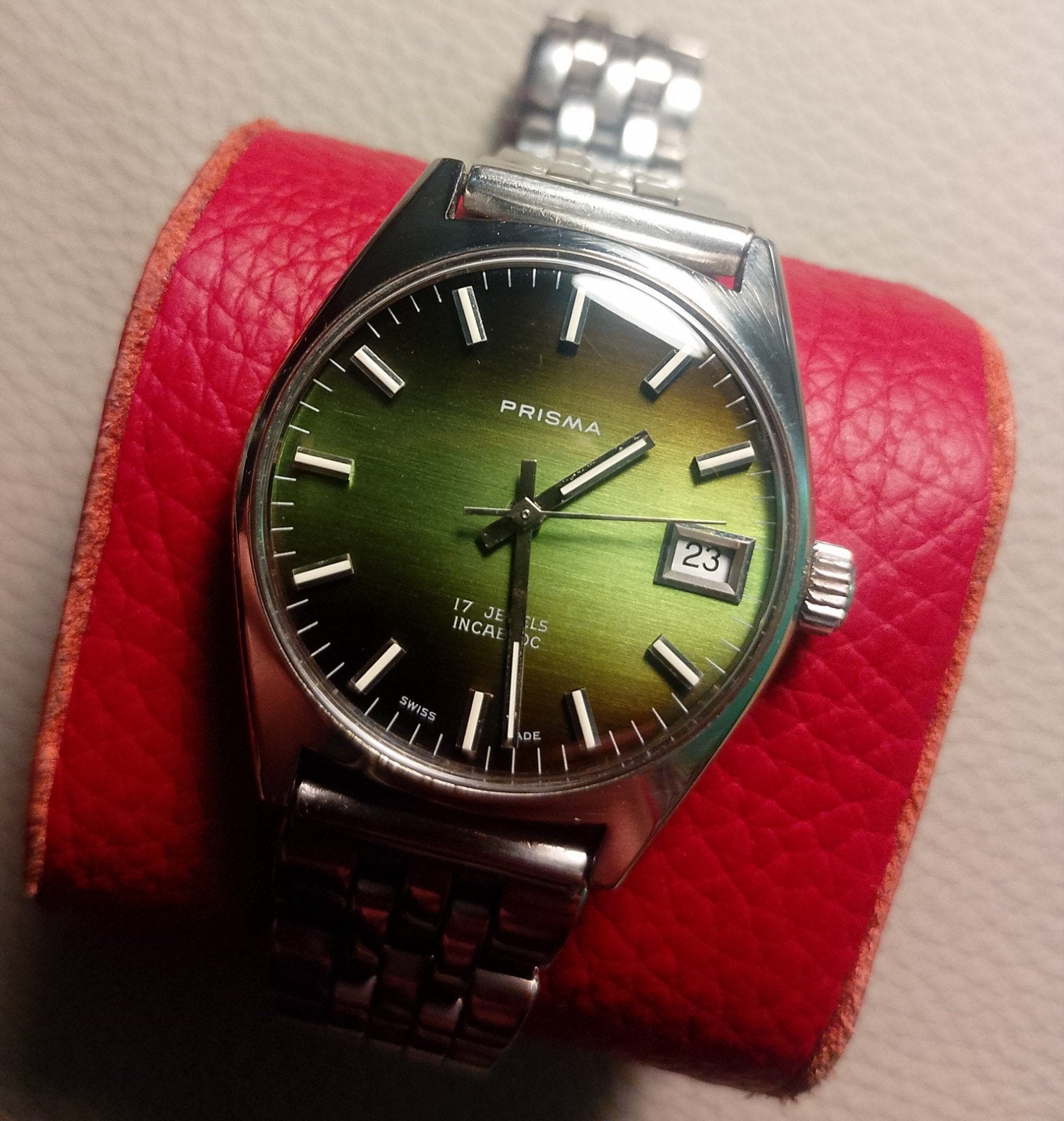 PRISMA vintage horloge, Ophalen of Verzenden, Staal, Overige merken