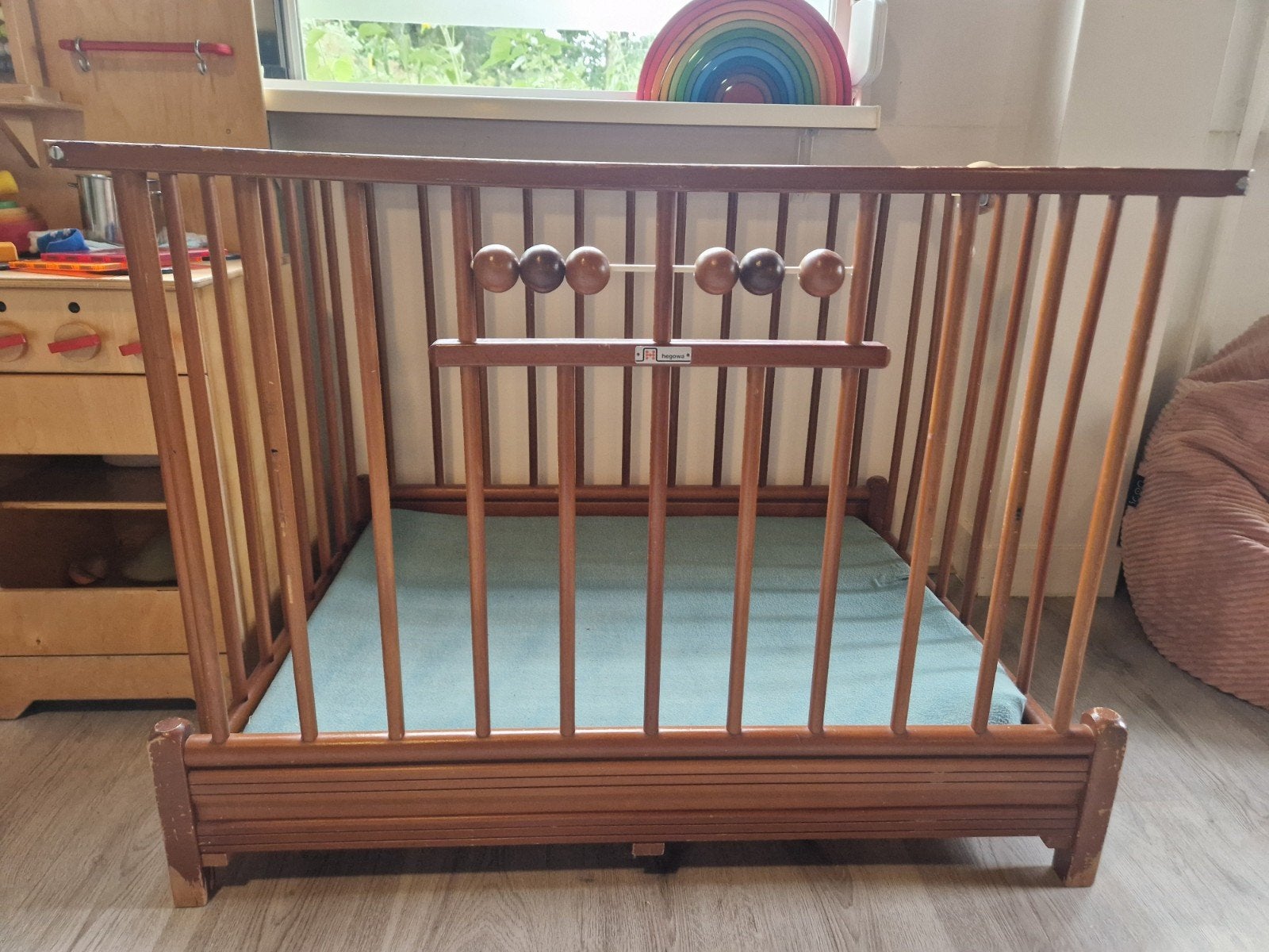 Retro houten box, Kinderen en Baby's, Boxen, Ophalen, Gebruikt