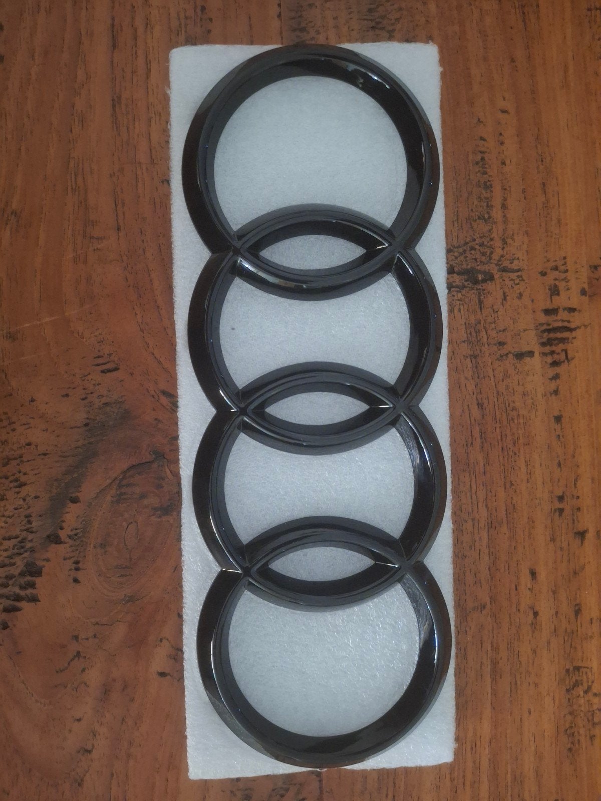 Audi grille logo zwart, Ophalen of Verzenden