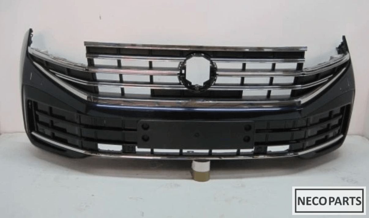 VW TOUAREG 760 FACELIFT XENON 6XPDC VOORBUMPER ORIGINEEL, Gebruikt, Volkswagen, -, Ophalen of Verzenden