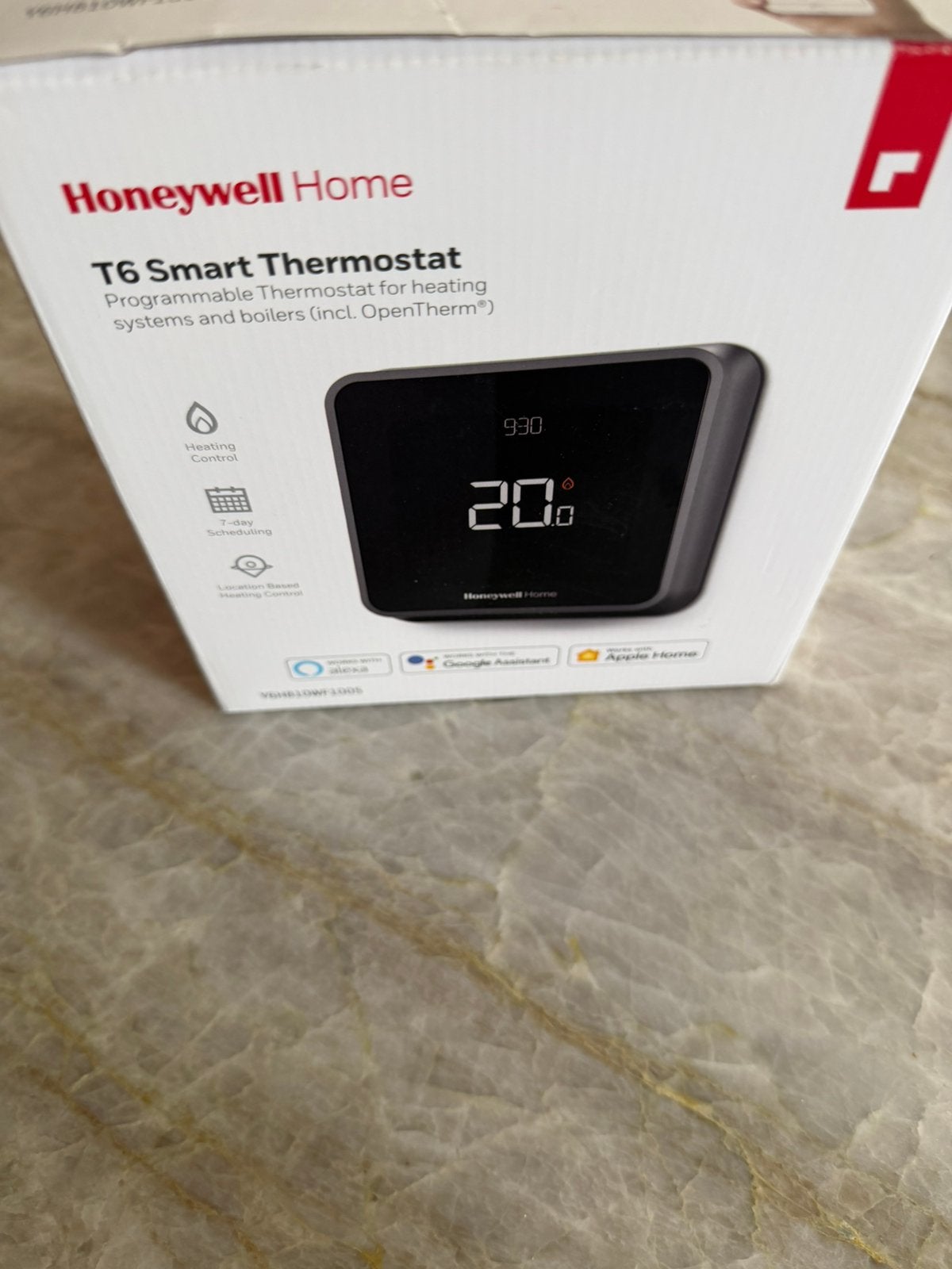 Honeywell T6 Thermostaat - Nieuw in doos, Doe-het-zelf en Verbouw, Thermostaten, Ophalen of Verzenden, Nieuw