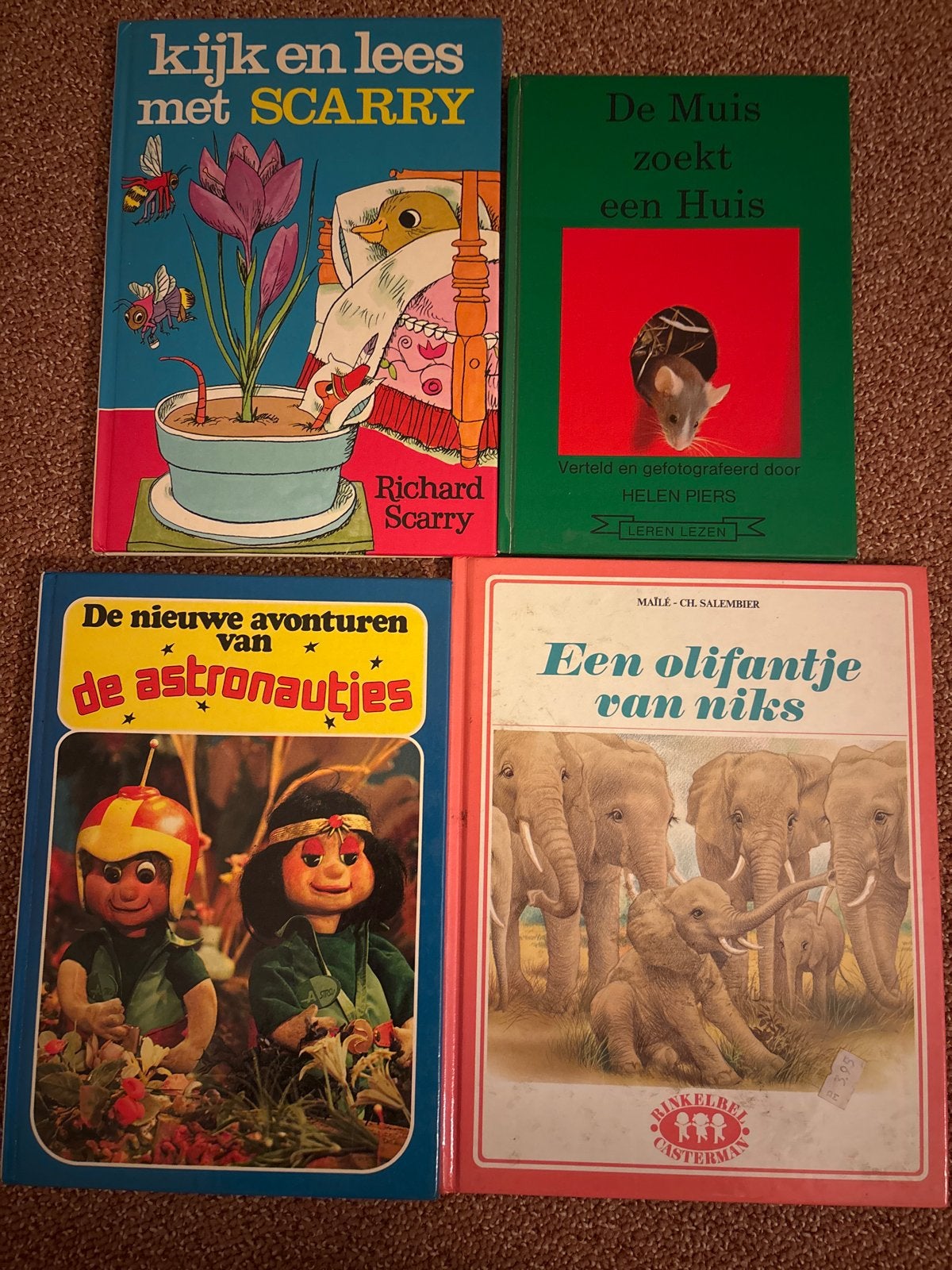 Diverse Kinderboeken - Richard Scarry, Tiny, Astronautjes, Ophalen of Verzenden, Gelezen, Fictie algemeen