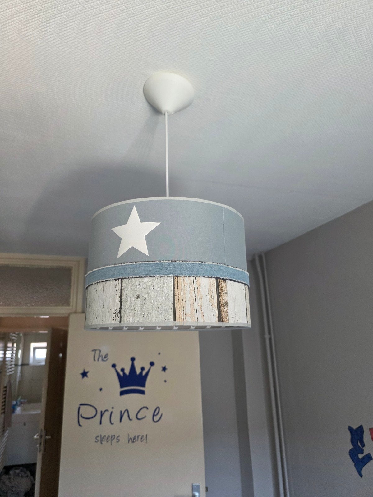 Leuke kinderlampen voor jongens en meisjes, Ophalen, Stof, Gebruikt, Kinderkamer, speels, sterren