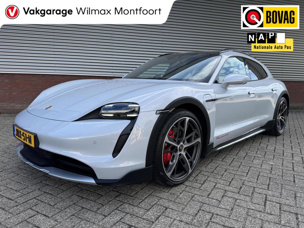 Porsche Taycan Cross Turismo 4 S 93 kWh 572 PK|Btw Auto!|IJs, Auto's, Porsche, Automaat, Leder en Stof, 93 kWh, Vierwielaandrijving