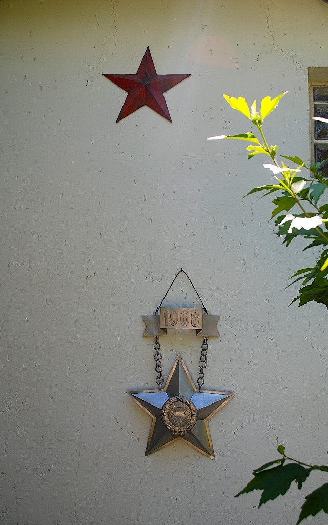 Wapenschild 1968 Medaille voor Uitstekende Arbeid 65 cm, Ophalen of Verzenden