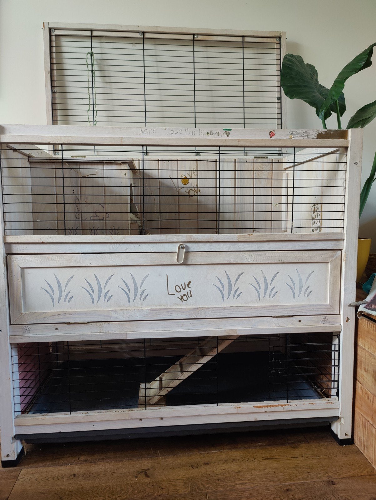 ruim binnenhok voor cavias of konijnen, Ophalen, Kooi, Cavia, 90 cm of meer