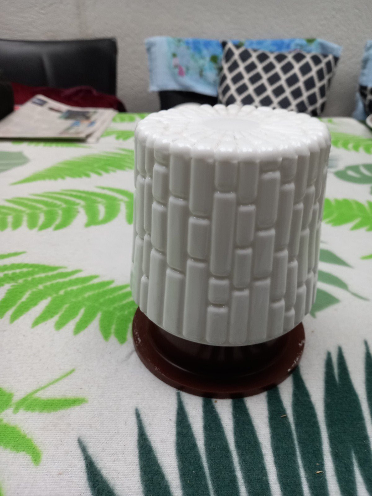 XVintage, midcentury plafondlamp van Opalineglas, jaren '60., Gebruikt, Vintage, Meerkleurig, Plafondlamp