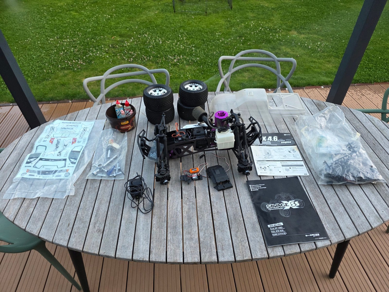 HPI Savage X SS Kit 4.6, Ophalen, Auto offroad, Zo goed als nieuw, Nitro