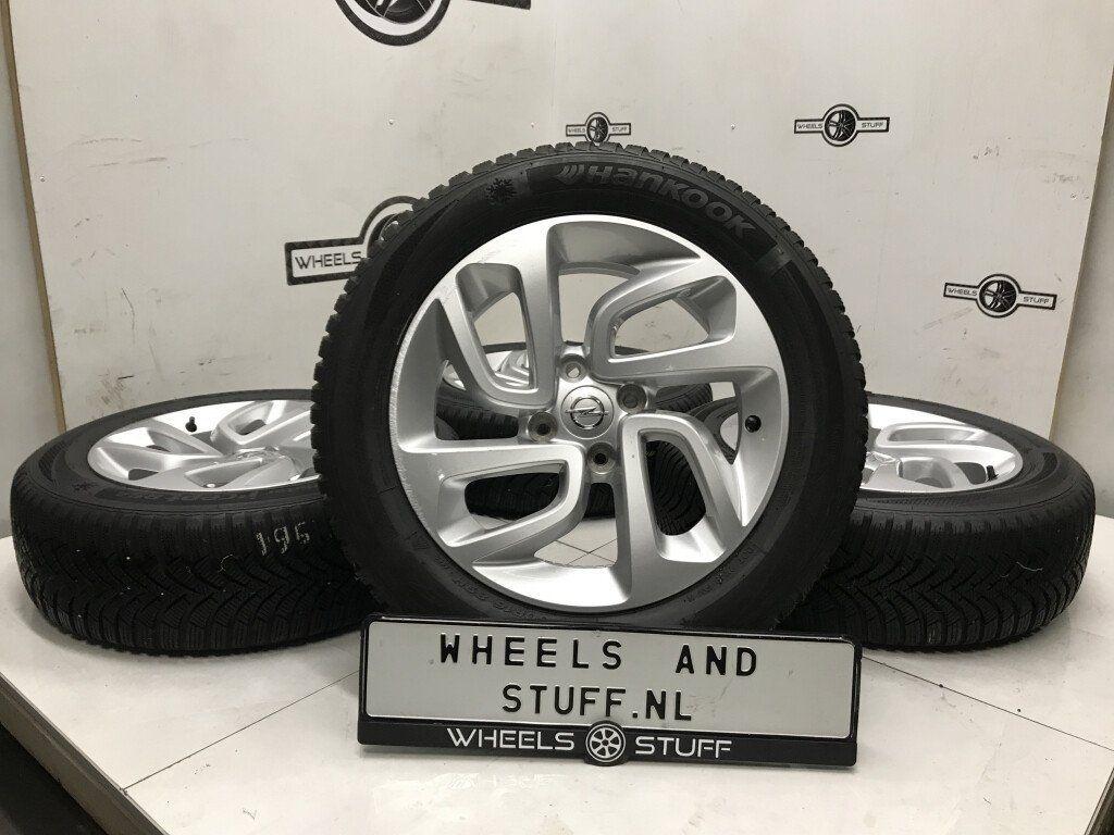 Opel Crossland X lichtmetaal velgen 16 inch 4x108, Auto-onderdelen, Banden en Velgen, Ophalen, Gebruikt, 16 inch, Banden en Velgen