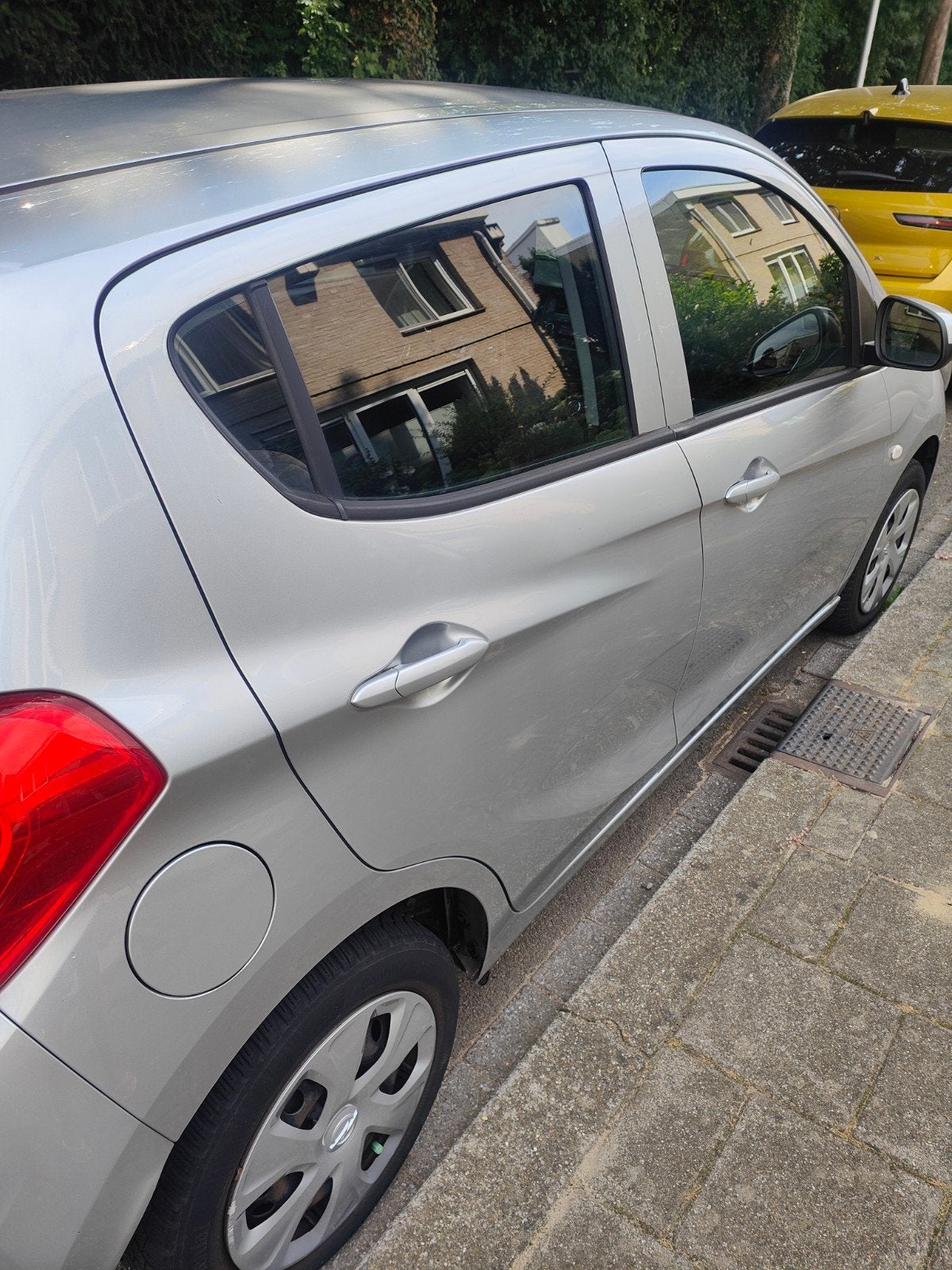 Opel Karl 1.0 Ecoflex 55KW 2017 Grijs.Airco!!, Voorwielaandrijving, 839 kg, Stof, 74 pk