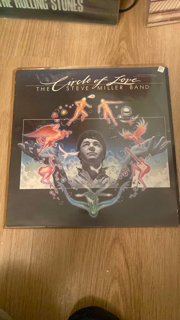 Lp the steve miller band, circle of love, Ophalen of Verzenden, Zo goed als nieuw, Overige formaten, Poprock