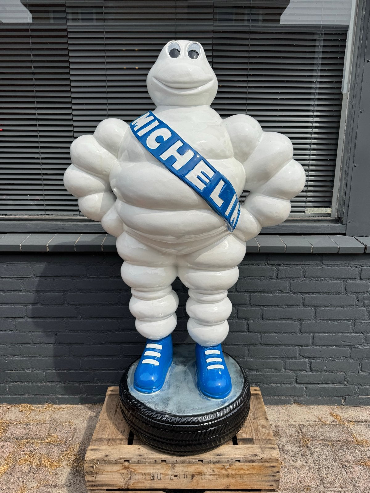Grote Michelin Man Beeld - Bibendum Reclamefiguur, Ophalen, Zo goed als nieuw, Auto's