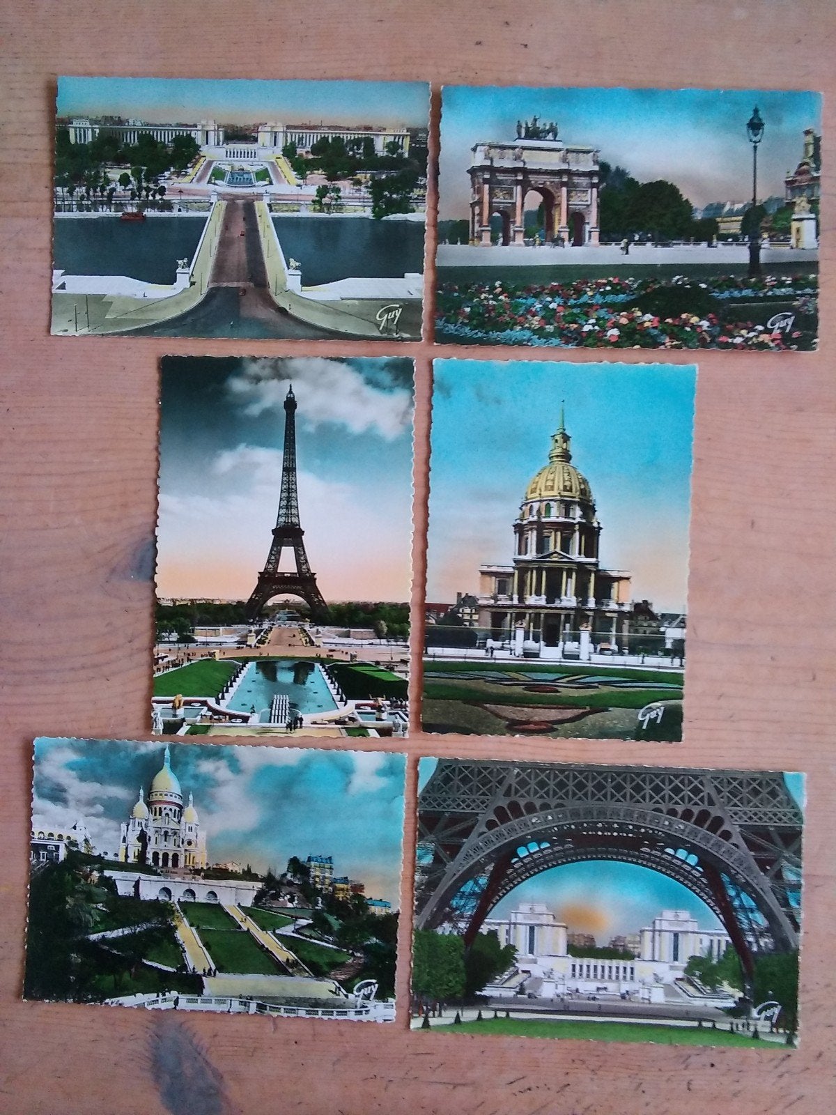 Ansichtkaarten "Paris et ses merveilles" jaren '30, Verzenden, Frankrijk