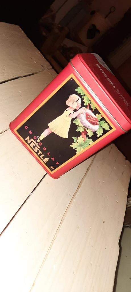 Nestlé chocolat blik, 150 jaar bestaan., Verzamelen, Blikken, Ophalen of Verzenden, Overige
