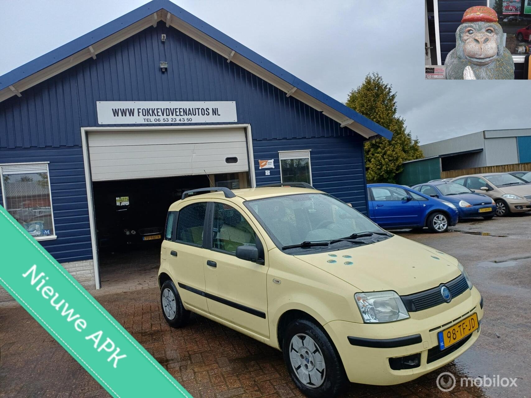 Fiat Panda 1.1 Active Garantie, alle inruil mogelijk, Voorwielaandrijving, 4 stoelen, Bedrijf, Handgeschakeld