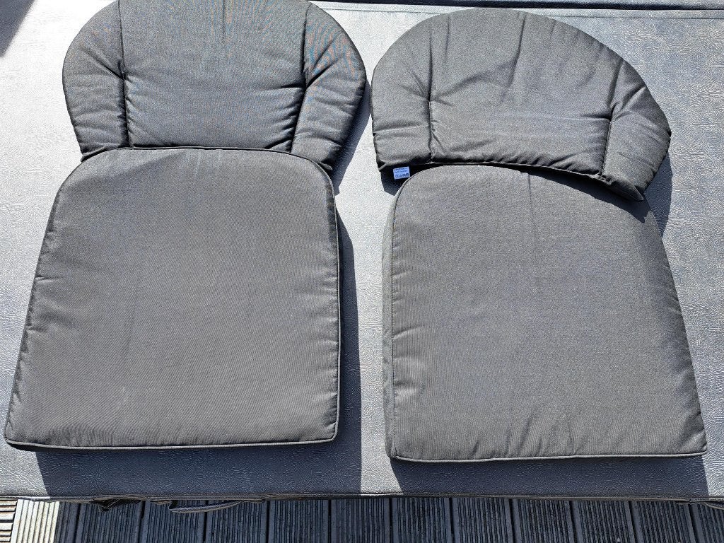 2x tuinkussens, losse zit en rug kussens.B7 collection.ZGAN, Tuin en Terras, Ophalen, Zo goed als nieuw