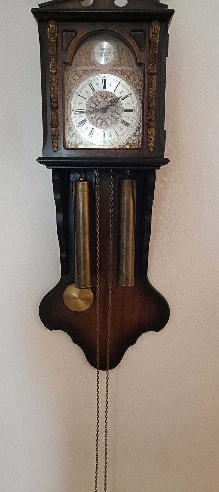 Perfect lopende Antieke Klok ( gereinigd) bieden, Antiek en Kunst, Ophalen