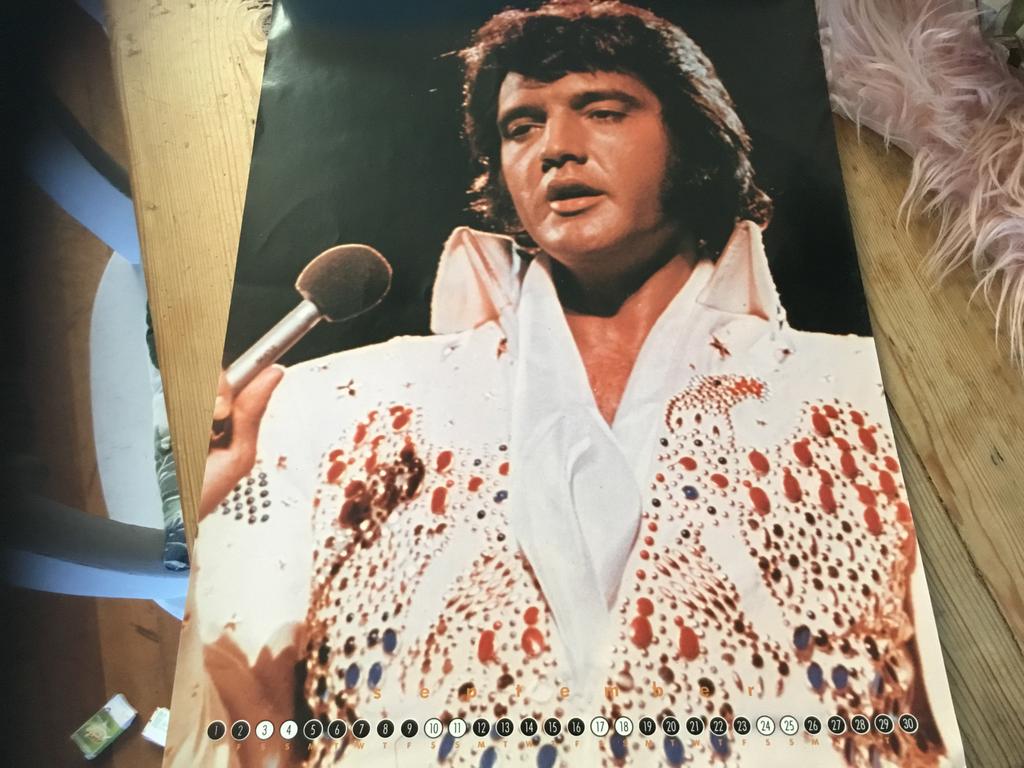 Elvis kalender. 1977. Vaste prijs €10. OPHALEN., Ophalen