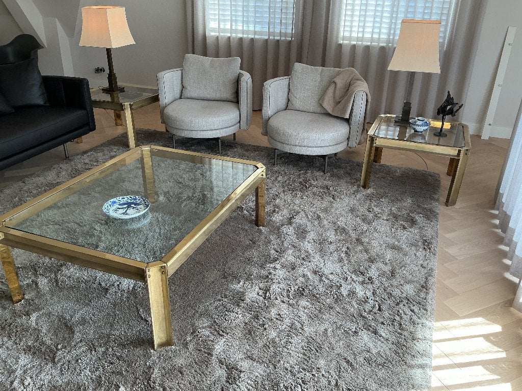 Drie Ghyczy salontafels, Huis en Inrichting, Tafels | Salontafels, Zo goed als nieuw, 5 – 50, 50 tot 100 cm, 50 tot 100 cm, Rechthoekig