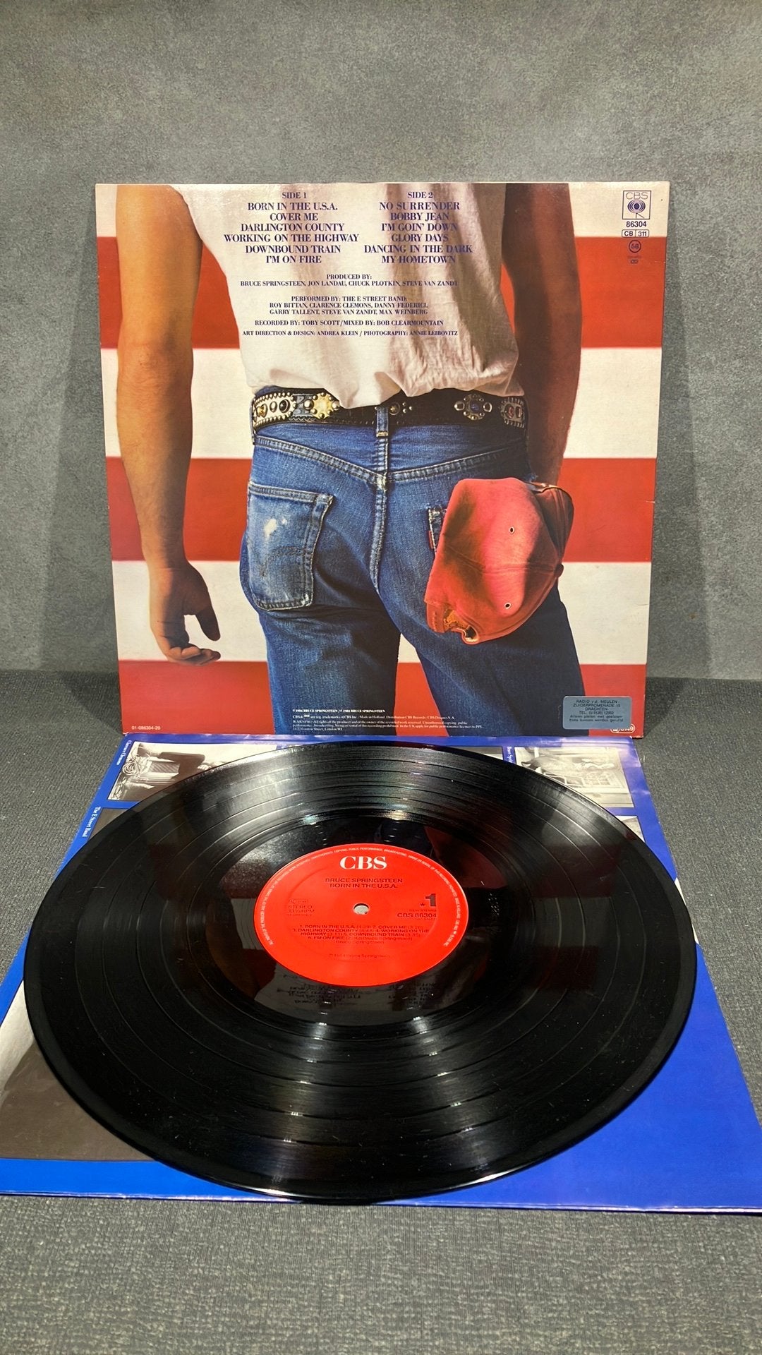 Bruce Springsteen — Born in the U.S.A, Cd's en Dvd's, LP, Ophalen of Verzenden, Zo goed als nieuw, Originele persing